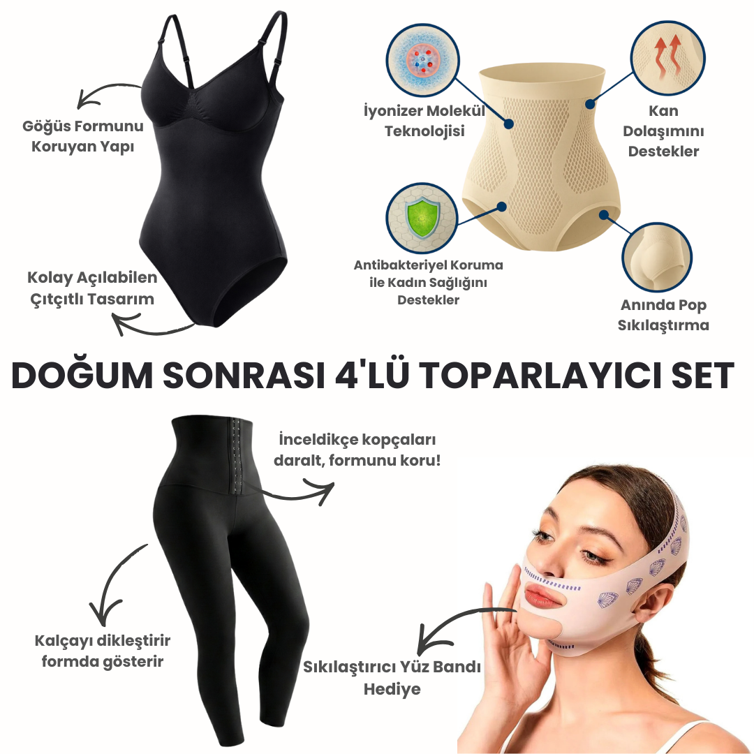 Doğum Sonrası 4'lü Toparlayıcı Set